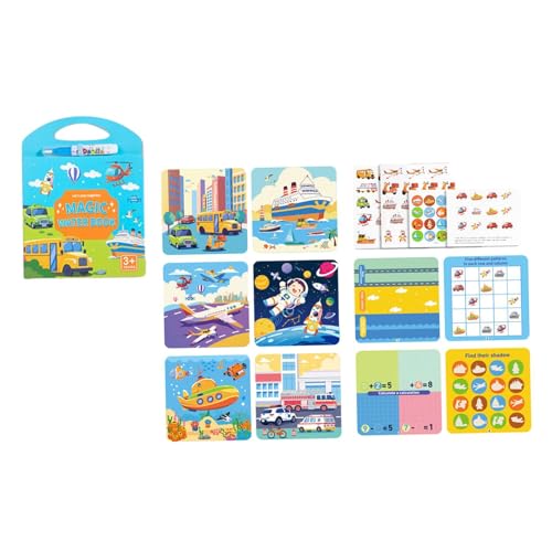 Fenteer Wasserbuchbuch, Zeichnen von Tabletten, interaktives Spielzeug, Wasserkritzeleien Frühschulbildung für Aktivitäten, Geburtstagsgeschenk im, Transport Fenteer Wasserbuchbuch, Zeichnen von Tabletten, interaktives Spielzeug, Wasserkritzeleien Frühschulbildung für Aktivitäten, Geburtstagsgeschenk im, Transport von Fenteer