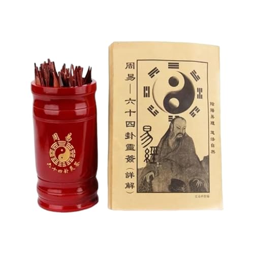 Fenteer i Ching Chinesisches Wahrsageset mit Buchstäben, chinesische Glücksstäbe, alte tragbare Yi Jing-Wahrsagerequisiten für Partys Fenteer i Ching Chinesisches Wahrsageset mit Buchstäben, chinesische Glücksstäbe, alte tragbare Yi Jing-Wahrsagerequisiten für Partys von Fenteer