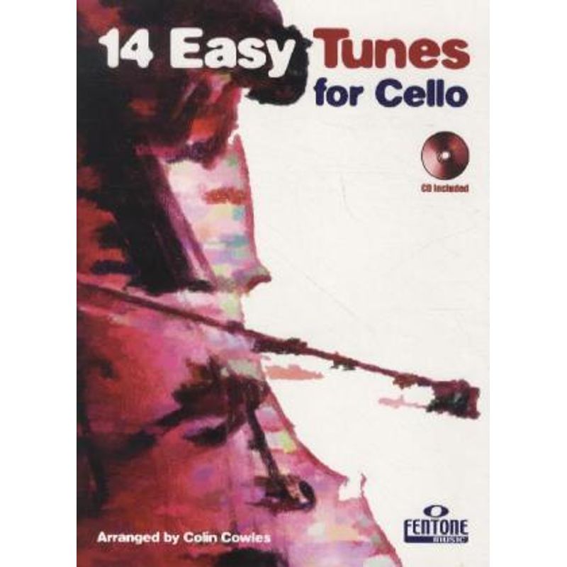 14 Easy Tunes for Cello u. Klavier, m. Audio-CD von Fentone Music