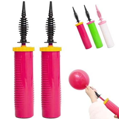 2 Pack Ballonpumpe Hand Hand Inflator, Luftpumpe Ballons Gebläse Pumpe geeignet für Ballonbogen Kit Party Dekoration Ballons Ballongirlande Folie & Konfetti Ballon, Rosa 2 Pack Ballonpumpe Hand Hand Inflator, Luftpumpe Ballons Gebläse Pumpe geeignet für Ballonbogen Kit Party Dekoration Ballons Ballongirlande Folie & Konfetti Ballon, Rosa von Fenxyo