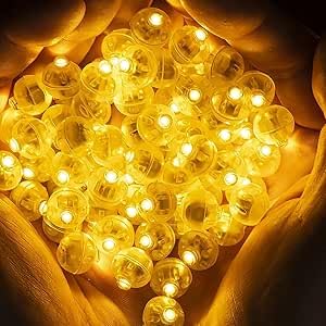 200 Stück Mini LED Ballons Lichter, Mini Runde Warmweiß Beleuchtung Ballons Lichter für Papierlaternen Hochzeit Party Blumen Balloon Lights Halloween Weihnachten Geburtstag Klub Dekor 200 Stück Mini LED Ballons Lichter, Mini Runde Warmweiß Beleuchtung Ballons Lichter für Papierlaternen Hochzeit Party Blumen Balloon Lights Halloween Weihnachten Geburtstag Klub Dekor von Ferakum
