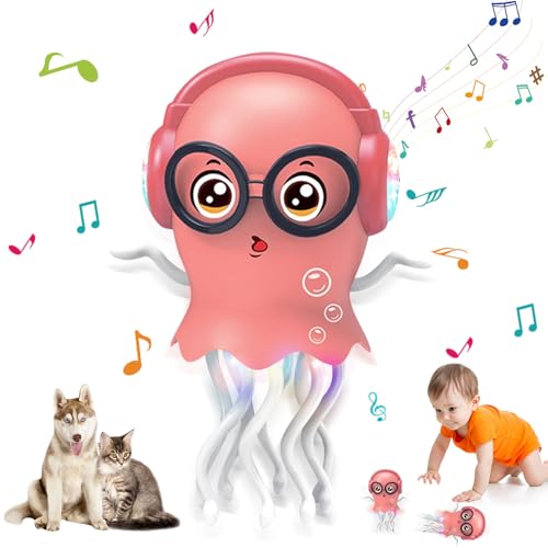 Ferakum Elektrischer Tanzender Oktopus Baby Spielzeug Mit Musiklicht Interaktiv Pädagogisches Musikspielzeug Geschenk Für Kinder Geburtstagsparty (C) von Ferakum