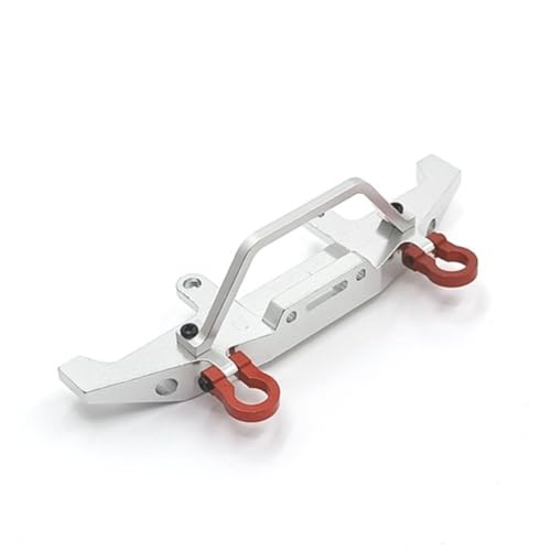 Feriany Metall Front StoßStange für C14 C24 C24-1 1/16 RC Auto & Crawler Upgrade Teile ZubehöR, Silber von Feriany