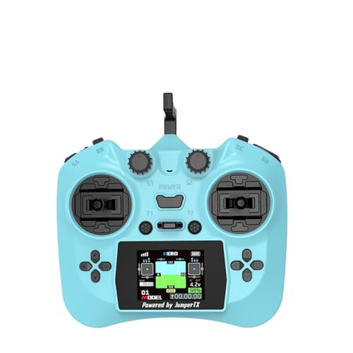Feriany Smart Remote Controller TX Farbbildschirm Sender Hall Sensor Gimbals ELRS 2,4G 100mW 12CH für FPV RC Drone F von Feriany