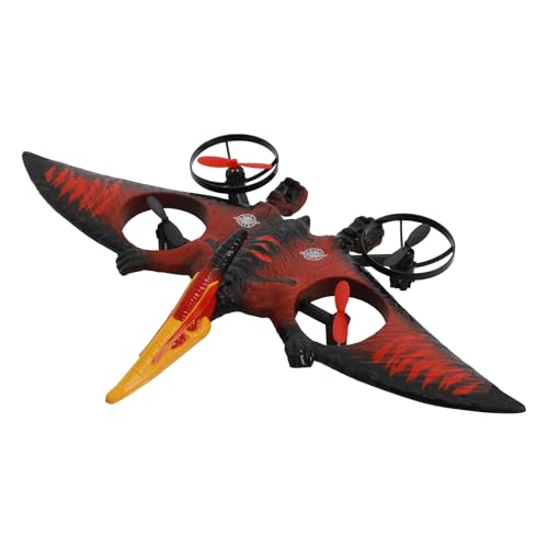 2.4G Ferngesteuerter Fluggerät Unterstützt 360°-Flipping LED Flugzeug Spielzeug für Erwachsene, Kinder usw (Rot) von Fermoirper