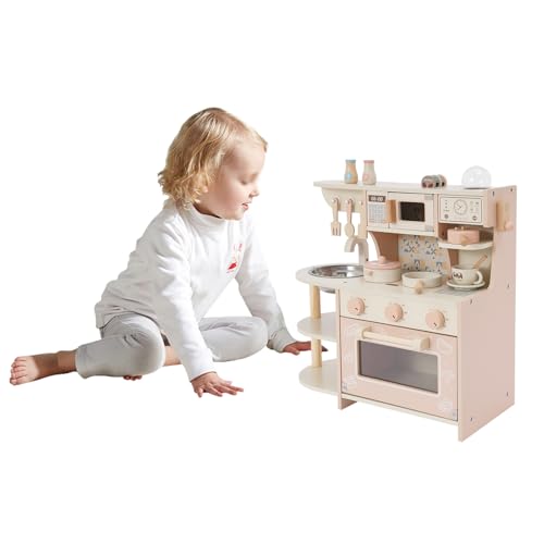 Kinderküche für Kinder Holz Kinderküche Spielzeug mit Kaffeemaschine und Zubehör,Schalter kann gedreht Werden,Puppenküche für Kinder ab 3 Jahren Kinderküche für Kinder Holz Kinderküche Spielzeug mit Kaffeemaschine und Zubehör,Schalter kann gedreht Werden,Puppenküche für Kinder ab 3 Jahren von Fermoirper