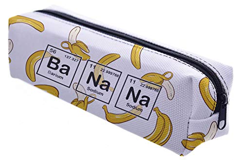 Mäppchen Federtasche Schlamperbox Federmäppchen Schüleretui Stiftemappe Banane Weiß Banana Chemistry [008] von Ferocity