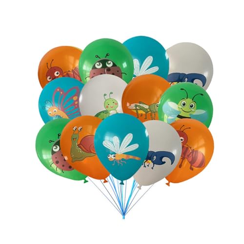 Fesnova 18 Stück Insekten Latexballons Party Dekoration, 12 Zoll Insekt Luftballons Geburtstagsparty, für Insekten Mottoparty, Klassen, Büro, Garten, Babyparty Fesnova 18 Stück Insekten Latexballons Party Dekoration, 12 Zoll Insekt Luftballons Geburtstagsparty, für Insekten Mottoparty, Klassen, Büro, Garten, Babyparty von Fesnova
