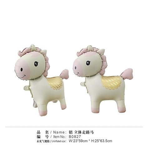 Fesnova 2 Stück Weiß Folienballons Pferd, Pferde Luftballon, Kindergeschenkspielzeug, für Pferde Luftballons Kindergeburtstag, Babyparty, 59X63,5cm Fesnova 2 Stück Weiß Folienballons Pferd, Pferde Luftballon, Kindergeschenkspielzeug, für Pferde Luftballons Kindergeburtstag, Babyparty, 59X63,5cm von Fesnova