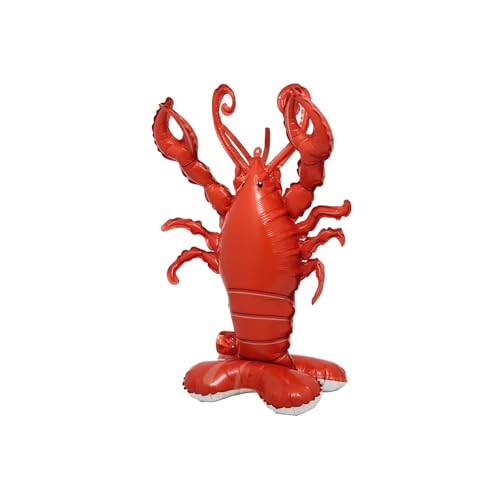 Fesnova 3D Hummer Ballons, Riesige Hummer Folienballons, für Geburtstag, Nautische Sommer Partydekoration mit Meeresfrüchten und Hummer Thema, Rot Fesnova 3D Hummer Ballons, Riesige Hummer Folienballons, für Geburtstag, Nautische Sommer Partydekoration mit Meeresfrüchten und Hummer Thema, Rot von Fesnova
