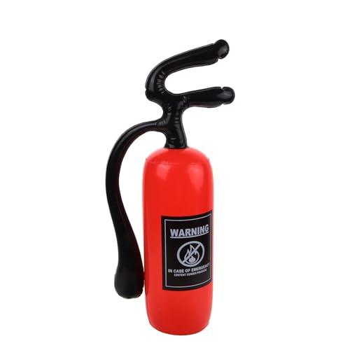Fesnova Feuerlöscher Ballon, Kinder Feuerlöscher Spielzeug, Rot Feuerlöscher Kinder Spielzeug, für Jungen und Mädchen Feuerwehr Ballon, Feuer Mottoparty, Halloween, 55cm X 11cm von Fesnova