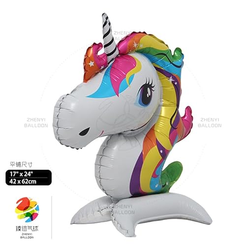 Fesnova Einhorn Folienballons für Partydekorationen, 30 x 58 cm, Rosa und Weiß Fesnova Einhorn Folienballons für Partydekorationen, 30 x 58 cm, Rosa und Weiß von Fesnova