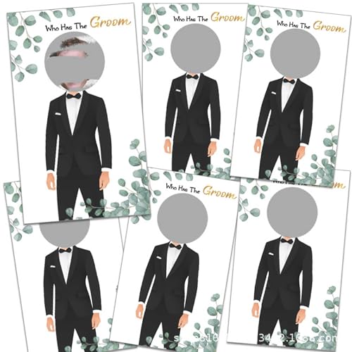Fesnova Hochzeitsspiele 'Who Has The Groom' Rubbellose, Fotospiel Hochzeit 48 Spielkarten mit Eichenblatt-Design,Hochzeitsspiele für Das Brautpaar für Gäste, Perfekt für Gästebuch Hochzeit Fesnova Hochzeitsspiele 'Who Has The Groom' Rubbellose, Fotospiel Hochzeit 48 Spielkarten mit Eichenblatt-Design,Hochzeitsspiele für Das Brautpaar für Gäste, Perfekt für Gästebuch Hochzeit von Fesnova