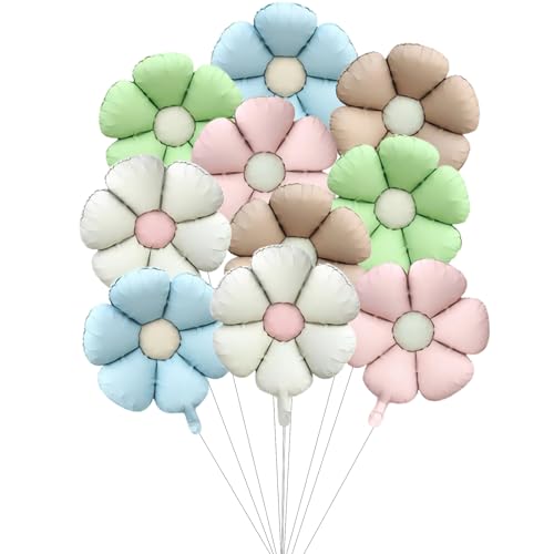 Fesnova Luftballons Blumen 10 Stück,Gänseblümchen Luftballon,Folienballon Blume,Geburtstagsdeko Blumen,Ballons Pastellfarben Weiß Rosa Hellblau for Wedding Flower Party Birthday Anniversary Fesnova Luftballons Blumen 10 Stück,Gänseblümchen Luftballon,Folienballon Blume,Geburtstagsdeko Blumen,Ballons Pastellfarben Weiß Rosa Hellblau for Wedding Flower Party Birthday Anniversary von Fesnova