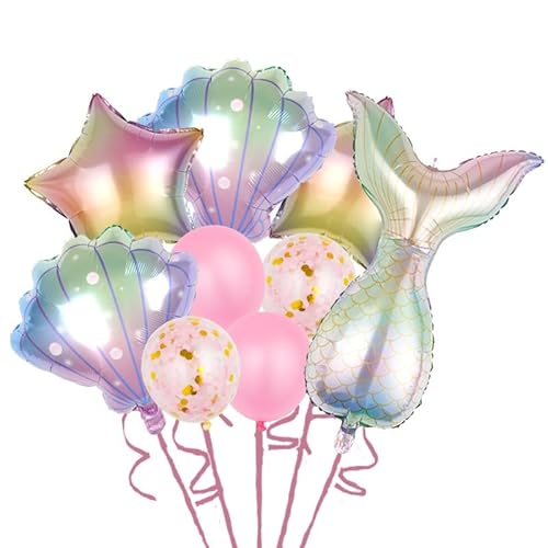 Fesnova Meerjungfrau Ballon Seund Konfetti Luftballons, Party Dekoration Fesnova Meerjungfrau Ballon Seund Konfetti Luftballons, Party Dekoration von Fesnova