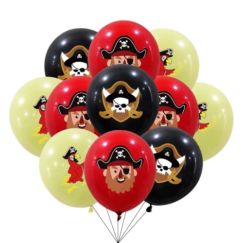 Fesnova Piraten Luftballons Set, 12 Stück von Fesnova