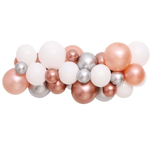 Fesnova Roségoldene Luftballons, 30 Stück Roségold Ballon Set, Roségold Party Dekoration, für Babypartys, Frauen und Mädchengeburtstage, Hochzeiten, Verlobungen, Brautpartys von Fesnova
