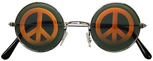 Festartikel Hirschfeld Hologramm-Brille 'Peace'-Zeichen, Rund, Retro, Kostümbrille Festartikel Hirschfeld Hologramm-Brille 'Peace'-Zeichen, Rund, Retro, Kostümbrille von Festartikel Hirschfeld