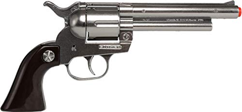 Gonher 121/0 - Revolver Cowboy 12-Schuss, stahlfarbend von Gonher