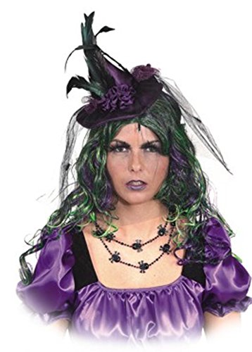 Minihut lila Hexe mit Spinnen Minihut lila Hexe mit Spinnen von Festartikel Hirschfeld