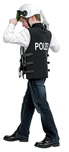 Festartikel Müller Karneval Kinder Kostüm Polizei Weste als Polizist verkleiden Gr.140 von Festartikel Müller