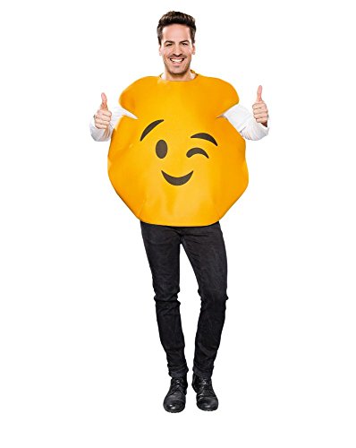 Festartikel Müller 119186 - Erwachsenenkostüm Emoticon Zwinker Festartikel Müller 119186 - Erwachsenenkostüm Emoticon Zwinker von Festartikel-Müller