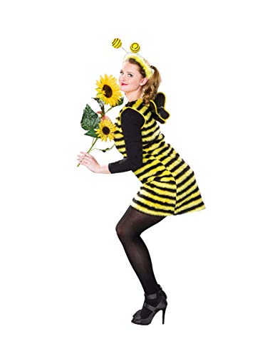 Festartikel Müller Damen Kostüm Biene Kleid als Bienenkostüm Karneval Größe 48/50 von Festartikel-Müller