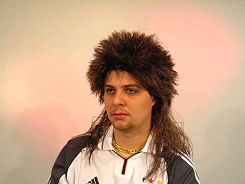 Festartikel Müller Herrenperücke Vokuhila für Erwachsene in der Farbe braun, 300.050.08 Festartikel Müller Herrenperücke Vokuhila für Erwachsene in der Farbe braun, 300.050.08 von Festartikel-Müller