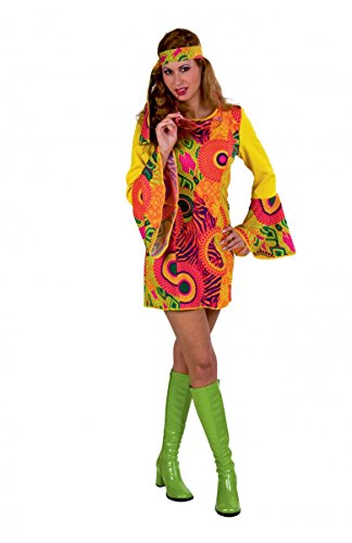 Festartikel Müller Karneval Damen Kostüm Hippie Kleid als Blumenkind Größe 38/40 Festartikel Müller Karneval Damen Kostüm Hippie Kleid als Blumenkind Größe 38/40 von Festartikel-Müller