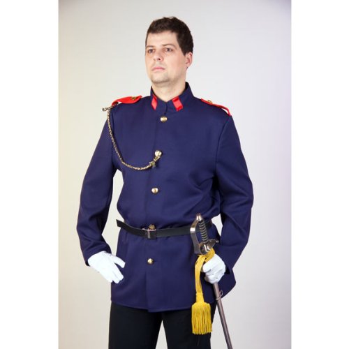 Festartikel Müller Karneval Herren Kostüm Offizier Uniform als Hauptmann Größe 54/56 von Festartikel Müller