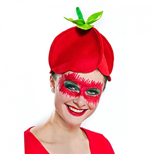 Festartikel Müller Kostüm Zubehör Erdbeere Mütze KW57/58 Karneval Fasching Party von Festartikel-Müller