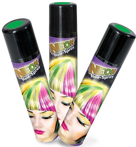 Festartikel Müller Haarspray, Neon, 100 ml, Grün von FRIES