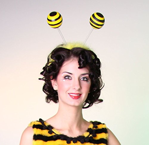 Generique - Stirnband mit Bienen Antenne von Festartikel Müller