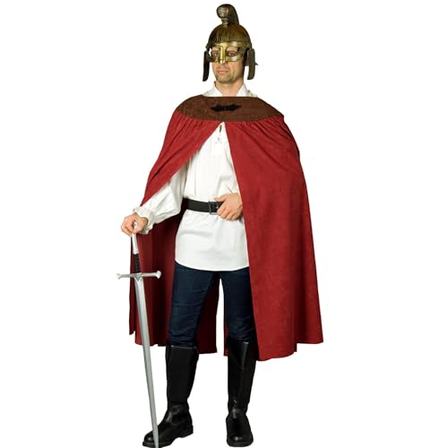 Sankt Martins Kostüm St. Martin teilbarer Umhang Rot Braun für Herren Uniform Mittelalter Martinsumzug Fasching Karneval von Festartikel-Müller