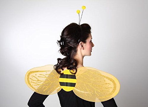 KOR4381200 Bienchen Set Flügel & Haarreif von Festartikel-Müller