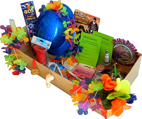 Festefestefeiern JGA Bauchladen mit Füllung Inhalt 60 Artikel Junggesellenabschied Bauchladenfüllung BL 1 Festefestefeiern JGA Bauchladen mit Füllung Inhalt 60 Artikel Junggesellenabschied Bauchladenfüllung BL 1 von Kindpack