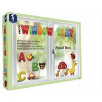 Window Clay Maxi - 10 bunte Stangen a 45 g mit Zubehör Window Clay Maxi - 10 bunte Stangen a 45 g mit Zubehör von Feuchtmann GmbH