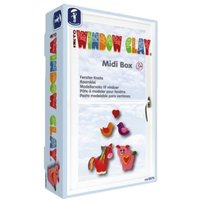 Window Clay Midi - 6 bunte Stangen a 45 g mit Zubehör Window Clay Midi - 6 bunte Stangen a 45 g mit Zubehör von Feuchtmann GmbH