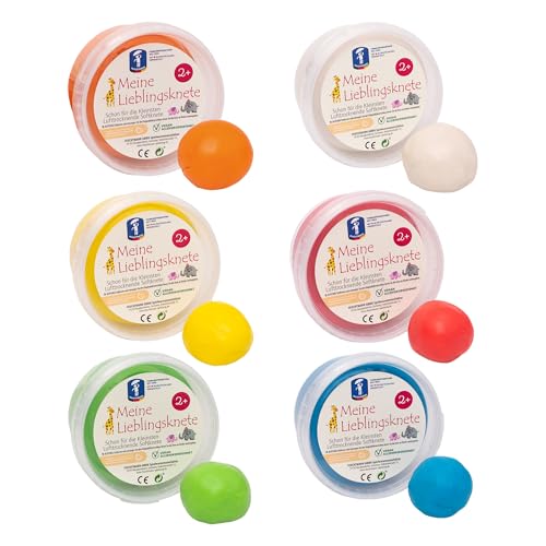 Feuchtmann MEINE LIEBLINGSKNETE Edu Edition 500g Kinderknete Überraschung, glutenfreie Spielknete vegan, ungiftige Knete, Modelliermasse lufttrocknend von Feuchtmann