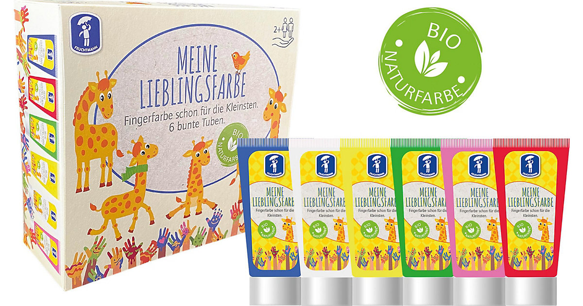 Fingermalfarben Meine Lieblingsfarbe, 6 x 75 g Fingermalfarben Meine Lieblingsfarbe, 6 x 75 g von Feuchtmann