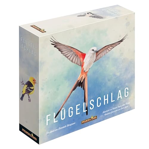 Feuerland Spiele 63558, FLÜGELSCHLAG Brettspiel, Kennerspiel des Jahres 2019, 1 bis 5 Spieler von Feuerland Spiele