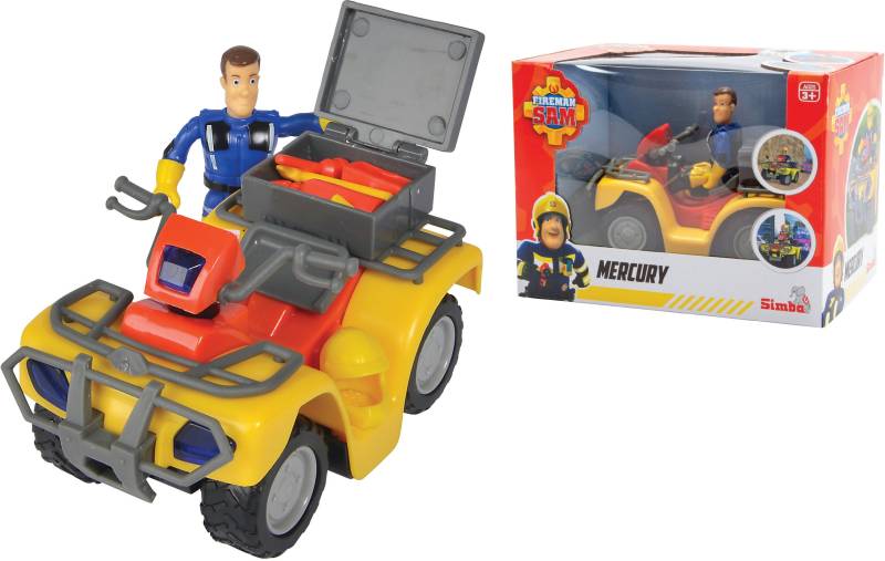 Feuerwehrmann Sam Spielset Mercury-Quad mit Figur von Feuerwehrmann Sam