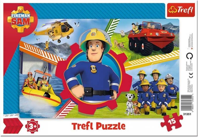 Trefl Puzzle Feuerwehrmann Sam 15 Teile von Feuerwehrmann Sam
