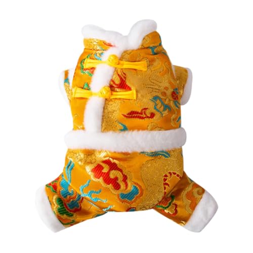 FewNvWa Haustier Winterjacke für Hunde, Tang-Anzug und Kältejacke für Neujahr, XL FewNvWa Haustier Winterjacke für Hunde, Tang-Anzug und Kältejacke für Neujahr, XL von FewNvWa