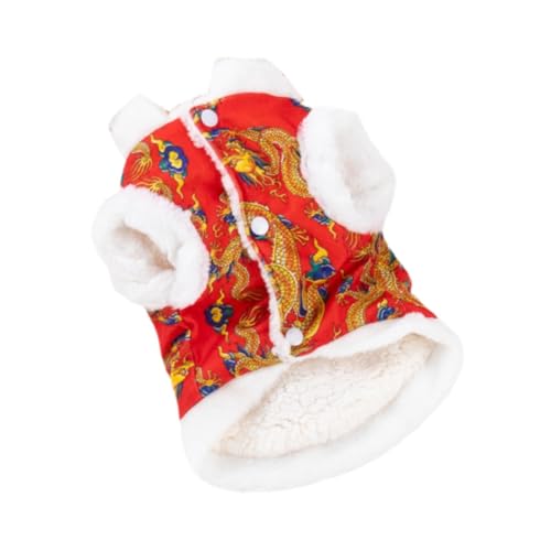 FewNvWa Hundekostüm für Neujahr, Winterjacke für Haustiere, Mantel Und Weste für Feiern FewNvWa Hundekostüm für Neujahr, Winterjacke für Haustiere, Mantel Und Weste für Feiern von FewNvWa