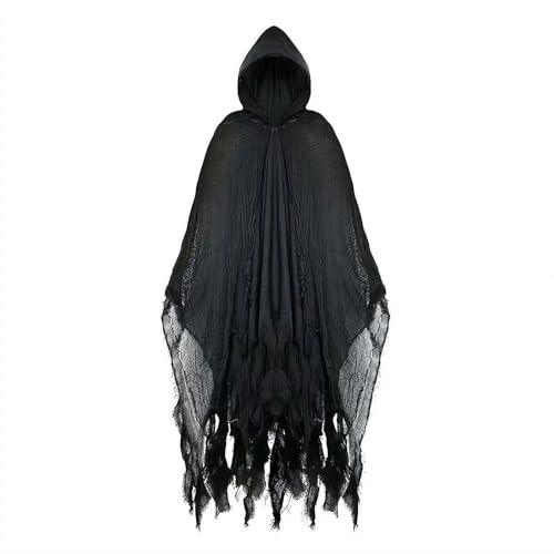 Fgbetcv Halloween-Umhang mit Kapuze, gruseliger Umhang, Hexenkostüm, Herren, Horrormantel, Maskerade, Party, Cosplay, Requisiten Fgbetcv Halloween-Umhang mit Kapuze, gruseliger Umhang, Hexenkostüm, Herren, Horrormantel, Maskerade, Party, Cosplay, Requisiten von Fgbetcv
