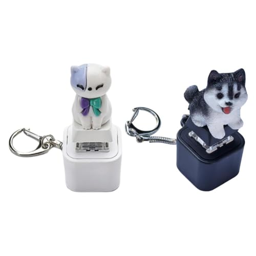 Quakendes Fidget-Spielzeug für Hunde und Katzen, mit Tastatur, Frosch, Fidget-Spielzeug für Erwachsene, Tiere, Einzeltaste, lindert Angst und sensorischen Spaß von Fgbetcv