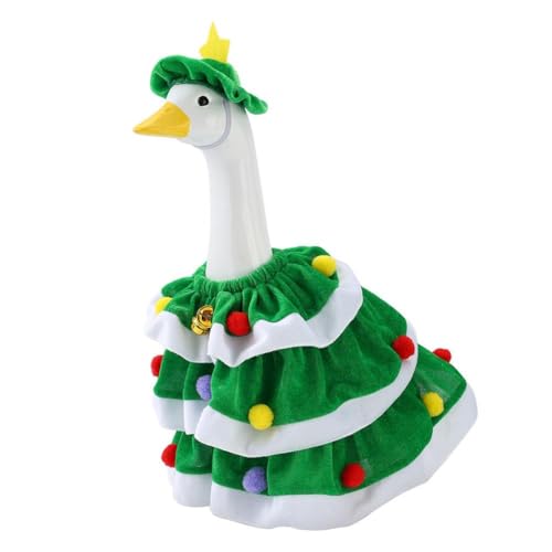 Weihnachtskleider Gans Outfit Kleidung für 58,4 cm hohen Zement oder Kunststoff Gans Rasen Kleidung Veranda Garten Kostüm Weihnachtskleider Gans Outfit Kleidung für 58,4 cm hohen Zement oder Kunststoff Gans Rasen Kleidung Veranda Garten Kostüm von Fgbetcv