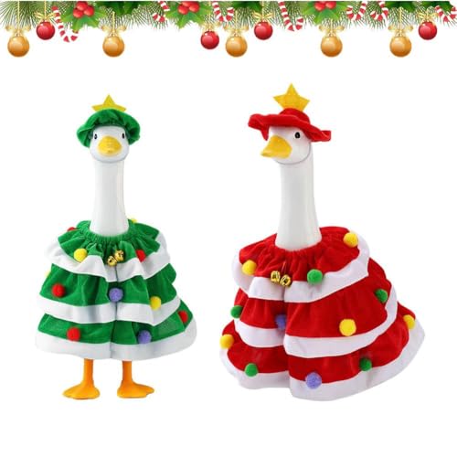 Weihnachtskleider Gans Outfit Kleidung für 58,4 cm hohen Zement oder Kunststoff Gans Rasen Kleidung Veranda Garten Kostüm Weihnachtskleider Gans Outfit Kleidung für 58,4 cm hohen Zement oder Kunststoff Gans Rasen Kleidung Veranda Garten Kostüm von Fgbetcv