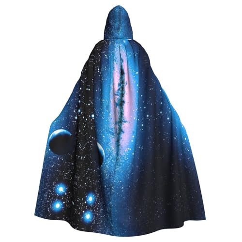 147,3 cm Umhang mit Kapuze, Galaxie, Unisex, volle Länge, Kapuzenumhang, Halloween, Party, Cosplay, Kostüm, Umhang 147,3 cm Umhang mit Kapuze, Galaxie, Unisex, volle Länge, Kapuzenumhang, Halloween, Party, Cosplay, Kostüm, Umhang von Fgwaauh